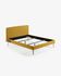 Yellow-mustard Dyla bed cover 160 x 200 cm