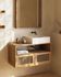 Sabiela solid teak bathroom cabinet 86 x 45 cm