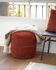 Cadenet round pouffe in terracotta corduroy Ø 40 cm