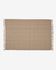 Badia natural rug with garnet and light blue stripes 160 x 230 cm