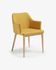 Mustard Croft chair natural finish