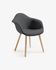Dark grey Kevya chair
