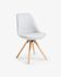 Ralf chair fabric light grey and natural