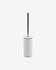 Arminda white ceramic toilet brush with black detail