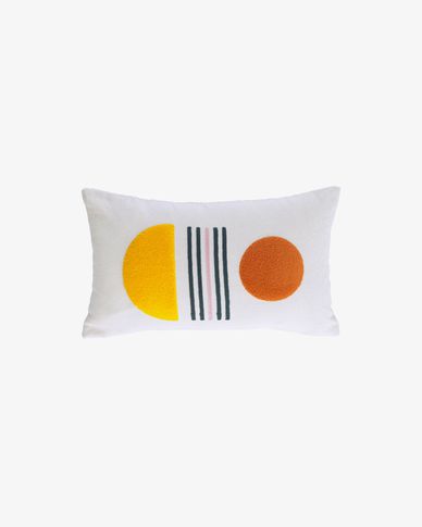 Natala yellow semicircle cushion cover 30 x 50 cm