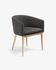 Dark grey and natural Harlan chair