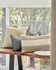 Ernestina 100% linen cushion cover with black stripes 30 x 50 cm
