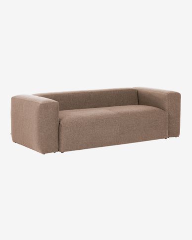 Blok 3-seater sofa in pink 240 cm