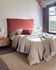 Tanit maroon headboard with removable cover 206 x 106 cm