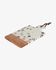 Temira wood and multicoloured terrazzo serving board