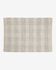 Donata striped rug in beige and grey 160 x 230 cm