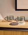 Tiana black 4 coasters set