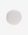 Tamanne 100% linen round cushion cover in white Ø 45 cm