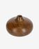 Tyara solid acacia wood vase, 10 cm