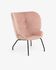Pink velvet Violet armchair