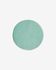 Biasina round 100% wool chair cushion in turquoise Ø 35 cm