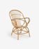 Mimosa rattan armchair with natural finish