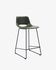 Green synthetic leather Zahara barstool height 65 cm