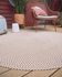 Rodhe beige Ø 150 cm rug