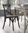 Alsie chair made from solid elm with a black finish