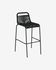 Lambton black stool height 74 cm