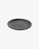White and dark blue Odile dessert plate