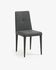 Cust dark grey chair