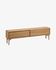 Lenon oak TV stand 200 x 57 cm with oak veneer FSC MIX Credit