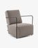 Hound tooth Gamer armchair and metal with black finish