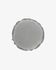 Grey Maelina cushion cover Ø 45 cm