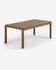 Briva extendable table with aged oak veneer 180 (230) x 90 cm