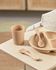 Epiphany set of 2 cups in beige silicone